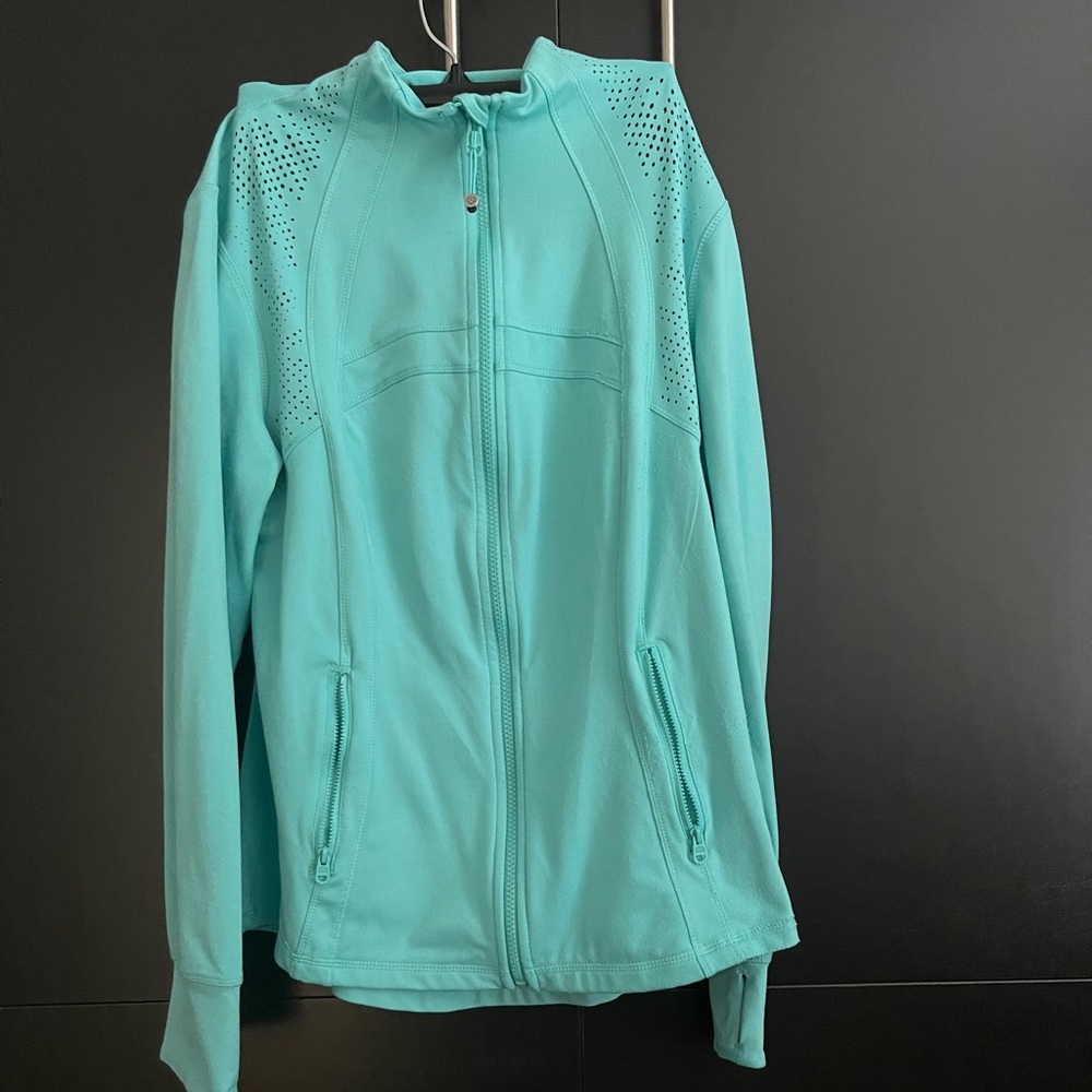 women’s tangerine workout jacket